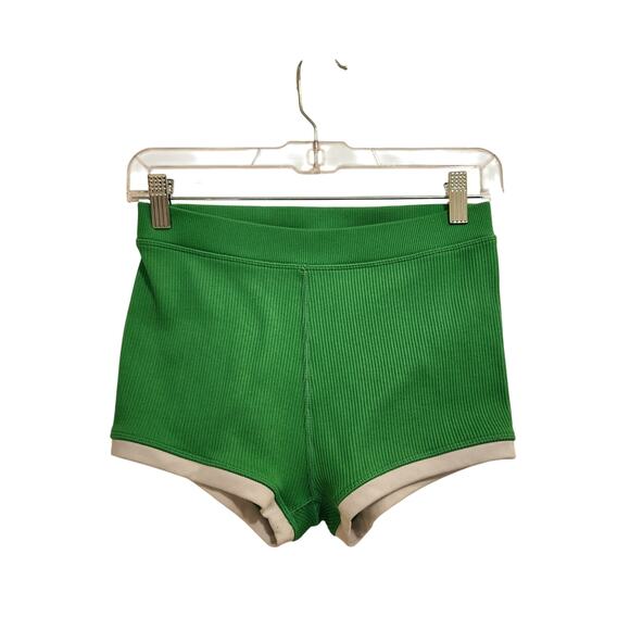 aerie Pants - Offline Aerie Super Shortie Shorts Ribbed Boyshort Pull On Stretch Size Medium